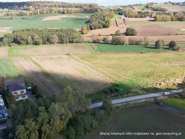 Działka I linia zabudowy 10a Trąbki gm. Biskupice