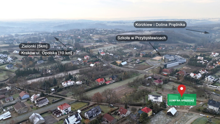 Dom Sprzedaż Przybysławice Domy wolnostojące na sprzedaż Przybysławice gm. Zielonki - pod Krakowem