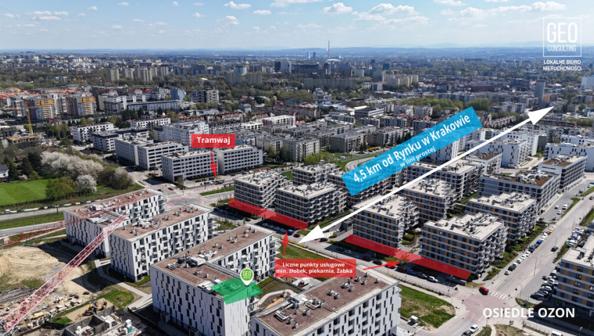 Mieszkanie Wynajem Kraków Kraków-Krowodrza Stefana Banacha I Apartamet do wynajęcia I osiedle OZON