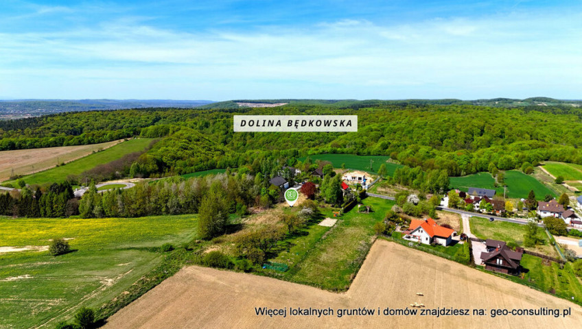 Działka Sprzedaż Będkowice Widokowa działka 19a przy Dolinie Będkowskiej | lokalne biuro nieruchomości | okolice Krakowa