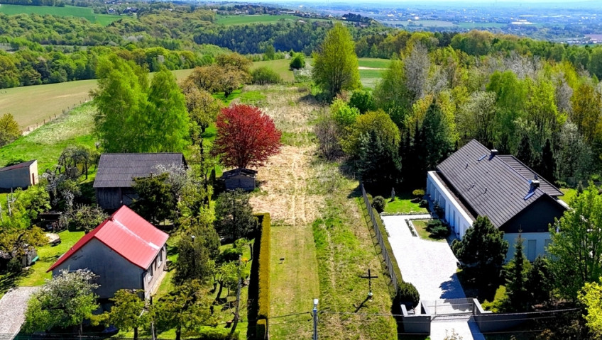 Działka Sprzedaż Będkowice Widokowa działka 19a przy Dolinie Będkowskiej | lokalne biuro nieruchomości | okolice Krakowa