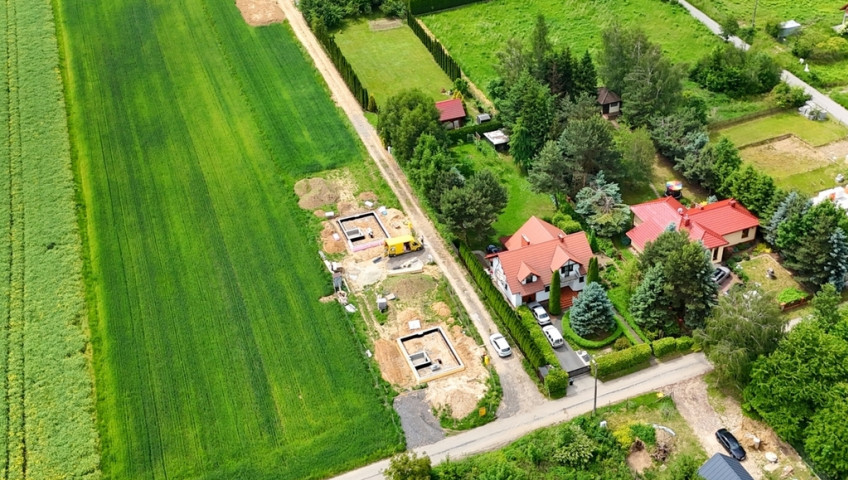 Dom Sprzedaż Poskwitów Dom stan surowy otwarty na działce 5 a okolice Michałowic