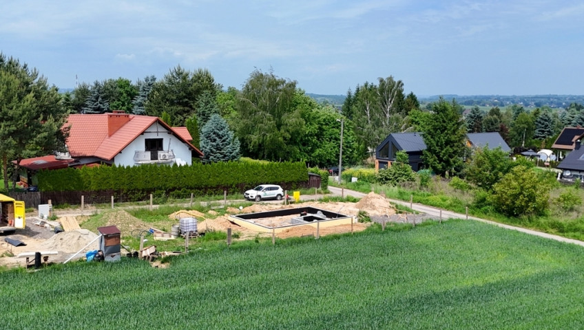 Dom Sprzedaż Poskwitów Dom stan surowy otwarty na działce 5 a okolice Michałowic