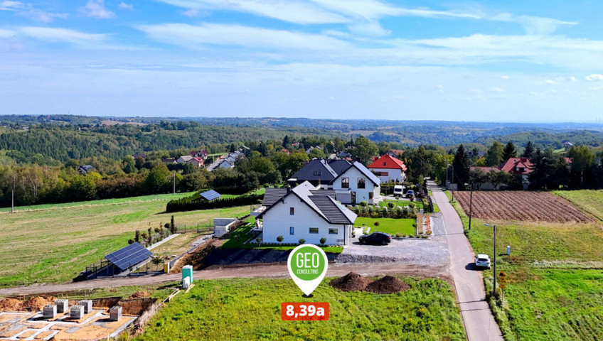 Działka Sprzedaż Wielka Wieś Niewielka działka budowlana w samej Wielkiej Wsi pod Krakowem